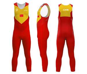 Conception personnalisée imprimée WPPO approuvé Stretch Haltérophilie Singlet et uniforme de haute qualité Durable Spandex/Polyester - Product Image 2