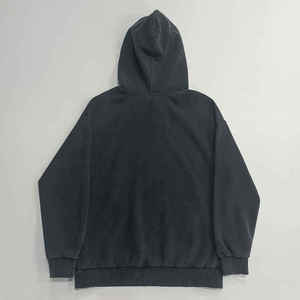 Sweat à capuche ample à manches longues pour homme en coton pur imprimé, collection automne - Product Image 2
