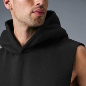 Sweat à capuche de gymnastique sans manches pour hommes pour l'entraînement-Sweat à capuche de musculation avec tissu respirant, idéal pour l'haltérophilie, - Product Image 6