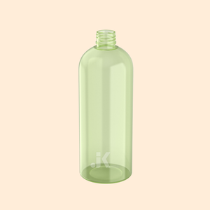 Del FABRICANTE DE VIETNAM CON EL MEJOR COSTO DE ATERRIZAJE 400ml Botella de PET redonda de bala vacía transparente de lujo Envase de plástico M0494T - Product Image 1