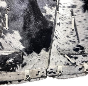 Chaqueta de Diseño Superior 100% Cuero Personalizable a Precio Razonable para Hombre, Chaqueta de Invierno para Hombre con Pelo de Vaca, Cuello Alto y Manga Larga - Product Image 3