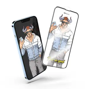 Pelindung Layar Ponsel 9D 21D, Pelindung Layar Ponsel Keramik Fleksibel untuk Iphone MAX XS XR 11 12 13 14 Pro Max Se 3