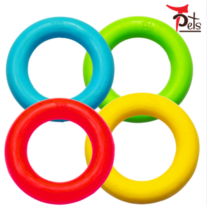 ของเล่นสุนัขขนาดเล็กขายดี ของเล่นยางรูปวงแหวนแบบเป็นมิตรกับสิ่งแวดล้อม สำหรับสัตว์เลี้ยง - Product Image 1