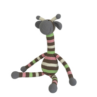 Jouets animaux en peluche au crochet faits à la main mini peluche logo personnalisé mignon peluches doux PP coton OEM ODM enfants petite poupée cadeau