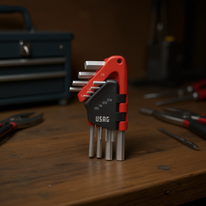 Juego de 8 Llaves Hexagonales Anguladas para Uso Multipropósito, Herramienta Duradera y Versátil - Product Image 3