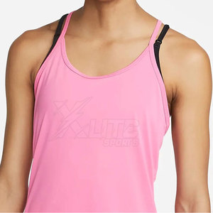 Débardeurs légers et durables pour femmes, pour la remise en forme, le yoga, l'exercice, confortables, respirants, séchage rapide, vêtements de sport, logo sur le devant - Product Image 5