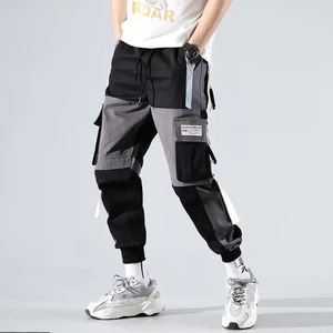 YiXin 2023 <b>Men's</b> Cargo <b>Jogger</b> Pants Distressed Wash Waterproof Breathable 100% Polyester Fleece Lining Customizable <b>Loose</b> <b>Fit</b> - Product Image 5