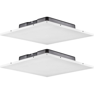 Haut-parleur de plafond encastré J-B-L LCT 81C/T de qualité supérieure, profil bas, 2 x 2' (lot de 2, blanc) - Product Image 1