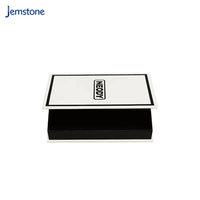 Caja de regalo de papel de alta calidad impresa personalizada Cierre blanco Regalo de joyería Caja de regalo magnética plegable rígida