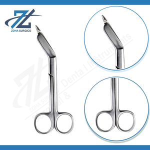 Tijeras de vendaje Lister Manual de alta calidad, instrumentos quirúrgicos de acero inoxidable de 178mm, fabricante certificado CE de Pakistán - Product Image 3