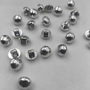 Nuevo y Popular Botón Esférico Plateado de 18L con Vástago, de Lujo para Fiestas y Moda, Hecho de Plástico Resistente con un Diseño Único de Hongo - Product Image 1