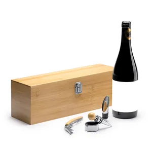 Set da Vino in Bambù Personalizzato Tuala, Accessori Premium per Bar - Product Image 4