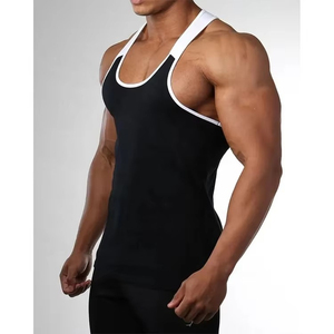 Camiseta sin mangas de algodón 100% para hombre con logo personalizado 2026, chaleco deportivo para gimnasio, fitness, entrenamiento, venta al por mayor OEM, casual de verano - Product Image 5