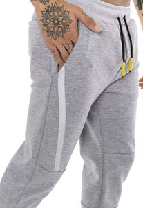 Pantalon de survêtement de sport coupe ajustée pour hommes Nouveau design Joggers pour l'entraînement de fitness Pantalon décontracté Fermeture à cordon Technique de teinture unie - Product Image 3