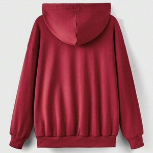 OEM sweatshirts à fermeture éclair avec logo personnalisé imprimé uni et broderie vintage sweatshirt à capuche de haute qualité pour hommes - Product Image 6