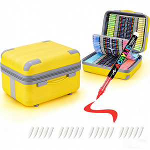 <span class=keywords><strong>Set</strong></span> di 12-60 <span class=keywords><strong>Pennarelli</strong></span> Acrilici <span class=keywords><strong>Professionali</strong></span> con 360 Colori Vivaci per Artisti e Artigiani - Product Image 4