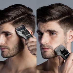 Recortadora de Pelo y Barba de Rendimiento Superior con Longitud Ajustable, con Cable o Inalámbrica, con 2 Accesorios, Enchufe Estadounidense, Funciona con Batería - Product Image 2