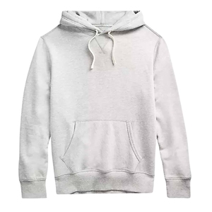 Haute qualité hommes sweats à capuche Logo personnalisé pull Sport Streetwear polaire sweat qualité Jersey tissu solide pull à capuche - Product Image 2