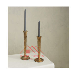 Wholesale Set of 2 Gold and Silver Finished <b>Candle</b> <b>Holders</b> and Stands for Easter and Valentine's Day - Product Image 6