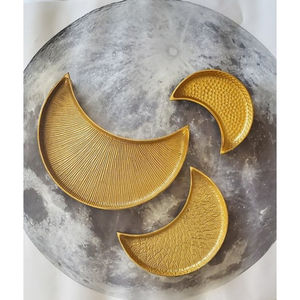 Moderna y elegante Luna estrella metálica islámica Eid placa Ramadán Mubarak decoración bandeja de hierro de fabricantes y proveedores - Product Image 4
