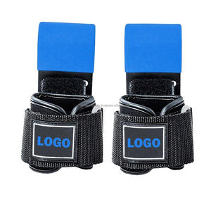 Crochets métalliques pour musculation, sangles en nylon anti-déchirure, poignées, crochet d'assistance personnalisé pour tractions, pour exercices de force - Product Image 2