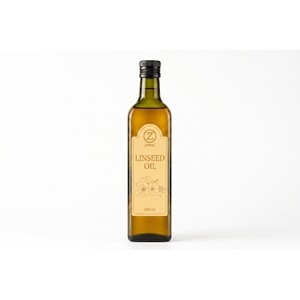 Olio di lino raffinato per uso cosmetico e alimentare 500 ml - Product Image 1