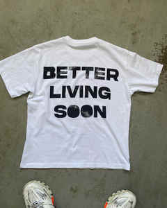 T-shirt uni 100% coton de haute qualité pour hommes, col rond, style de rue avec méthode d'impression numérique et d'écran - Product Image 5