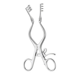 Rétracteur Adson Auto-Retenue Haute Qualité 320mm Articulé 4x3 Prongs Retractor avec Matériau en Acier Inoxydable - Product Image 4