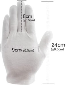 Guantes de algodón blancos masones éxito de ventas OEM guantes de vestir masónicos de cuero blanco con bordado personalizado guantes masónicos todo el artículo - Product Image 5