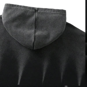 2025 Otoño/Invierno de gran tamaño para hombre, sudaderas con capucha Vintage, Sudadera con capucha desgastada para hombre, ropa de calle, Sudadera con capucha de lavado ácido - Product Image 3