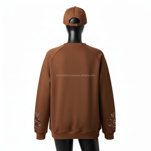 Sudadera de Mujer, Algodón y Poliéster, Color Marrón, Manga con Pedrería, Logotipo Personalizado, Estilo Adornado, Transpirable - Product Image 2