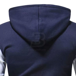 2025 algodón de alta calidad para hombre, Sudadera con capucha transpirable sólida de ajuste Regular, venta al por mayor, Etiqueta Privada, mangas completas, teñido liso para invierno - Product Image 6