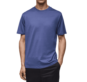 Camiseta de Cuello Redondo de Algodón 100% de Alta Calidad al por Mayor para Hombre, Corte Regular, Estilo Urbano, Gimnasio, Transpirable, Secado Rápido, 180g, Informal - Product Image 1