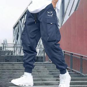 Custom Men's Sporty Streetwear <b>Oversized</b> <b>Sweatpants</b> made from Polyester Cotton with Elastic Mid Waist Loose Fit Pockets Design - Product Image 5