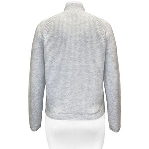 FW23 Custom Women's Thick Long-Sleeved O-Neck Casual Pullover Winter Sweater <b>Knit</b> <b>Set</b> Front Nylon Wool Polyester Spandex - Product Image 2