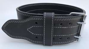 GAF Ceinture d'haltérophilie de qualité personnalisée/Ceinture d'haltérophilie en cuir suédé/Ceinture en cuir suédé Ceinture en cuir à une broche - Product Image 4