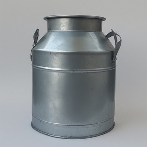 กระป๋องโลหะชุบสังกะสีตกแต่งแบบชนบทรูปทรงคลาสสิกเหมาะสำหรับบ้านห้องครัวและการตกแต่งภายในกลางแจ้ง - Product Image 5