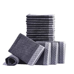 Tapis de propreté jetable noir au charbon de bois anti-odeur pour animaux de compagnie, chiots, chiens et lapins - Product Image 1