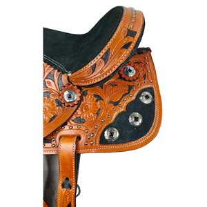 Venta al por mayor a granel, monturas de carreras de barril, monturas de caballo occidentales hechas a mano de cuero genuino de primera calidad, suministro directo de Rodeo de fábrica - Product Image 6