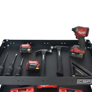 Chariot à outils 3 niveaux Outil CSPS Vente en gros MS VNUQ071XDBB2 Armoire à outils Stockage Vente en gros Transportant Standard Vietnam Fabricant - Product Image 4