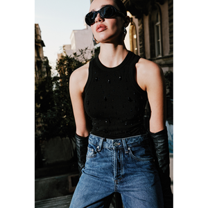 Camiseta sin mangas acanalada - Product Image 2