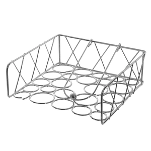 Porte-serviettes en acier inoxydable avec fil Vaisselle économique de haute qualité pour les restaurants et la restauration Porte-serviettes - Product Image 1