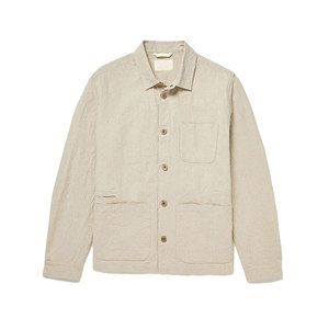 Chaqueta de Trabajo para Hombre, de Alta Calidad, con Costuras Finas, Acabado Liso, Diseño Minimalista, Aspecto Limpio y Sencillo, Elegante - Product Image 1