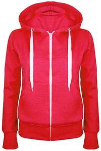 Sweat à capuche zippé surdimensionné et lourd avec logo personnalisé pour femmes Winter Essentials Front Comfortable Plain Zip Sweatshirt pour dames - Product Image 4