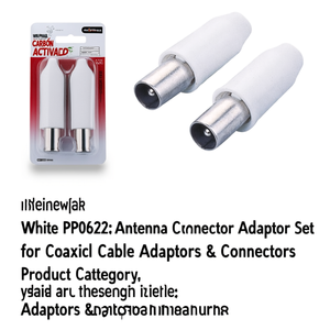 Juego de Adaptadores de Conector de Antena para Cable Coaxial Blanco PP0623 - Product Image 2