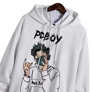 PD garçon à capuche hommes femmes Streetwear surdimensionné graphique pull à capuche Hip Hop mode décontracté Cool impression coton sweat à capuche - Product Image 3