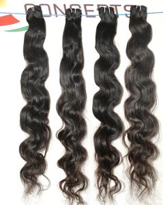 100% cutícula alineada India Natural Ninguno Enredo Bodywave Bundles Sin procesar Venta al por mayor Proveedor crudo Extensiones de cabello humano virgen - Product Image 1