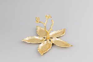 Antique Gold Unique Design Metal <b>Salad</b> Tools Handcrafted Tabletop Serving <b>Bowl</b> Set for Food Display & Serving - Product Image 2