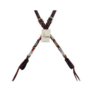 Haute qualité personnalisé une oreille Western perlé cheval Headstall Logo cuir Tack prix compétitif cheval produits - Product Image 4