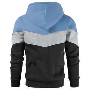 Nouvel arrivage de sweats à capuche pour hommes dernier style coton polyester impression de logo personnalisé saison d'hiver techniques de teinture unie en gros - Product Image 4